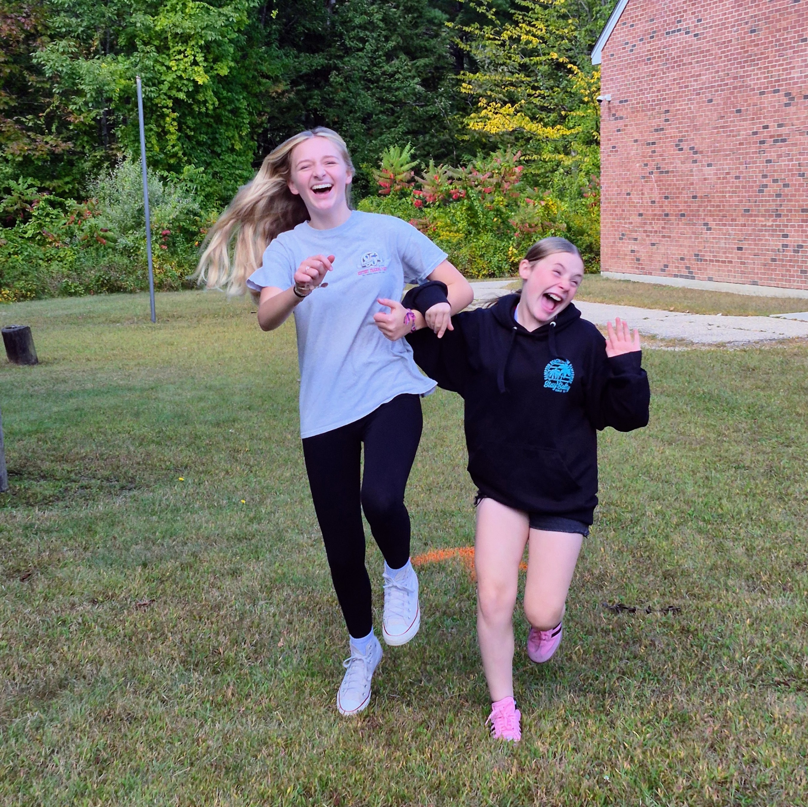 Seventh Graders use teamwork!